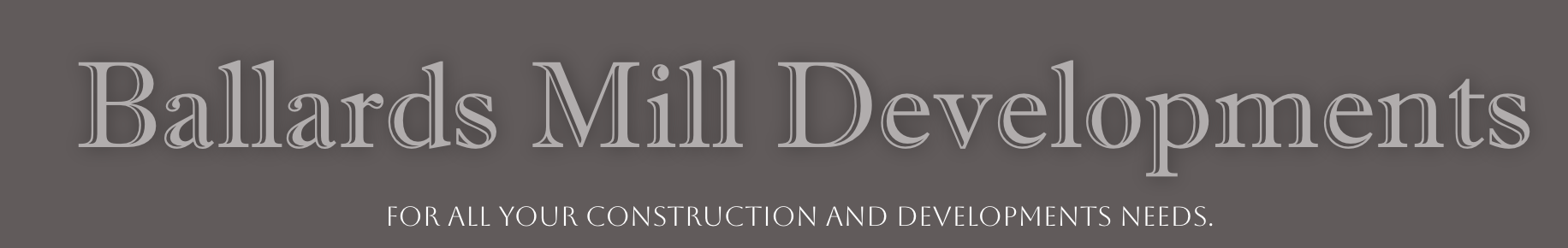 Ballards Mill Developments construction partner logo