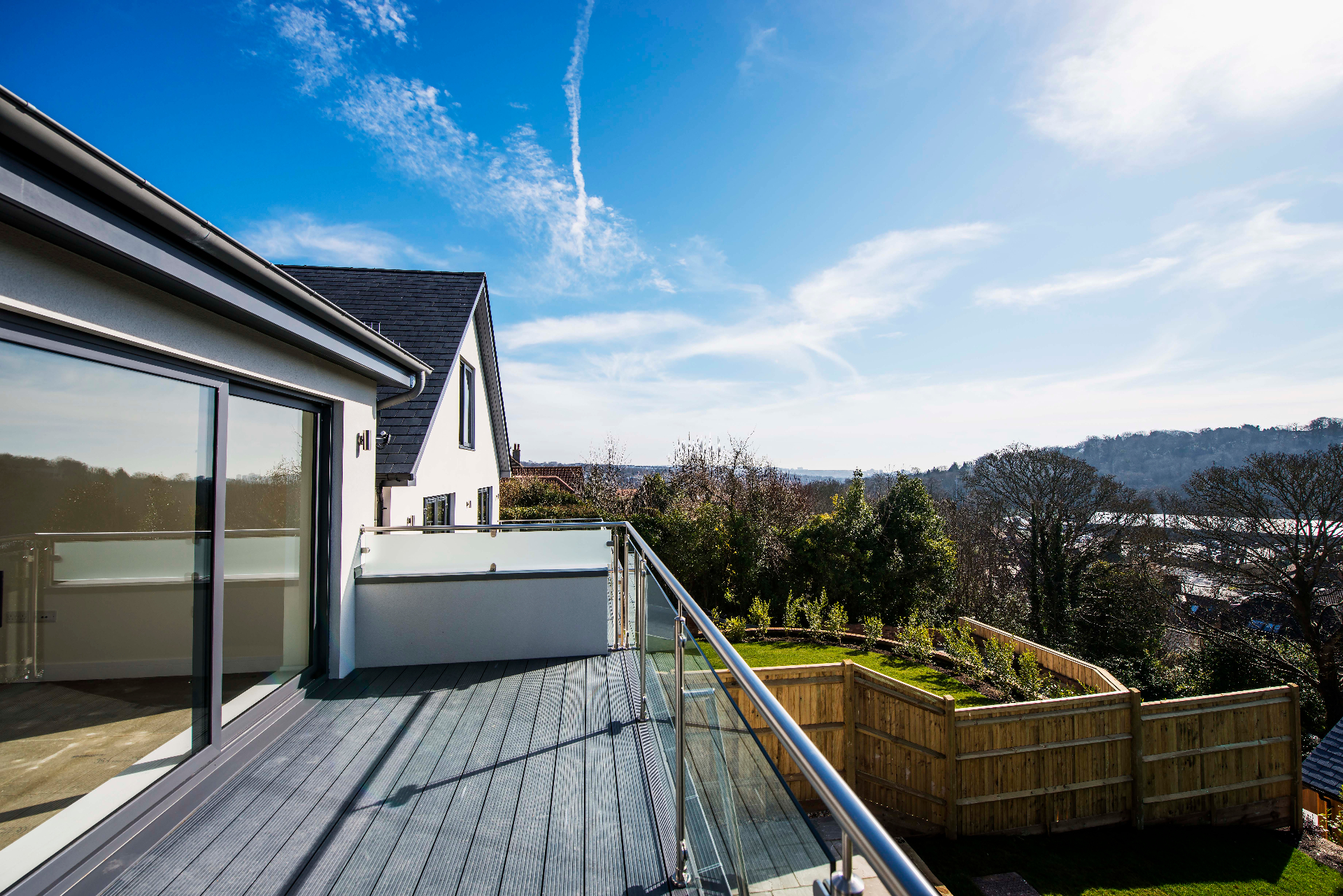 Foundation construction for new build property in East Sussex
