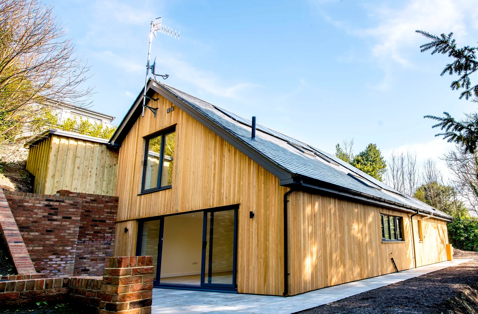 Completed new build home in East Sussex by Masters Group