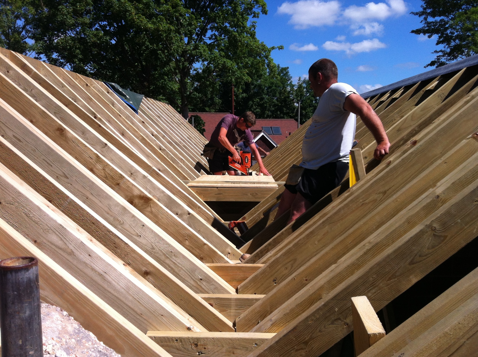 Roof renovation and chimney rebuild on period property in Brighton